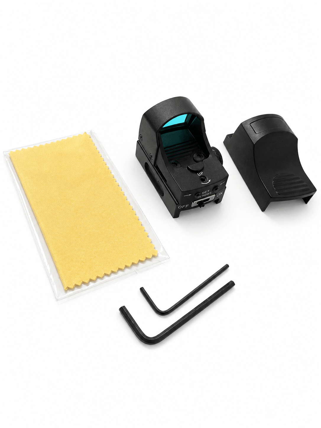 Red Dot cu luminozitate dublă Black Airsoft - cu laser de ochire