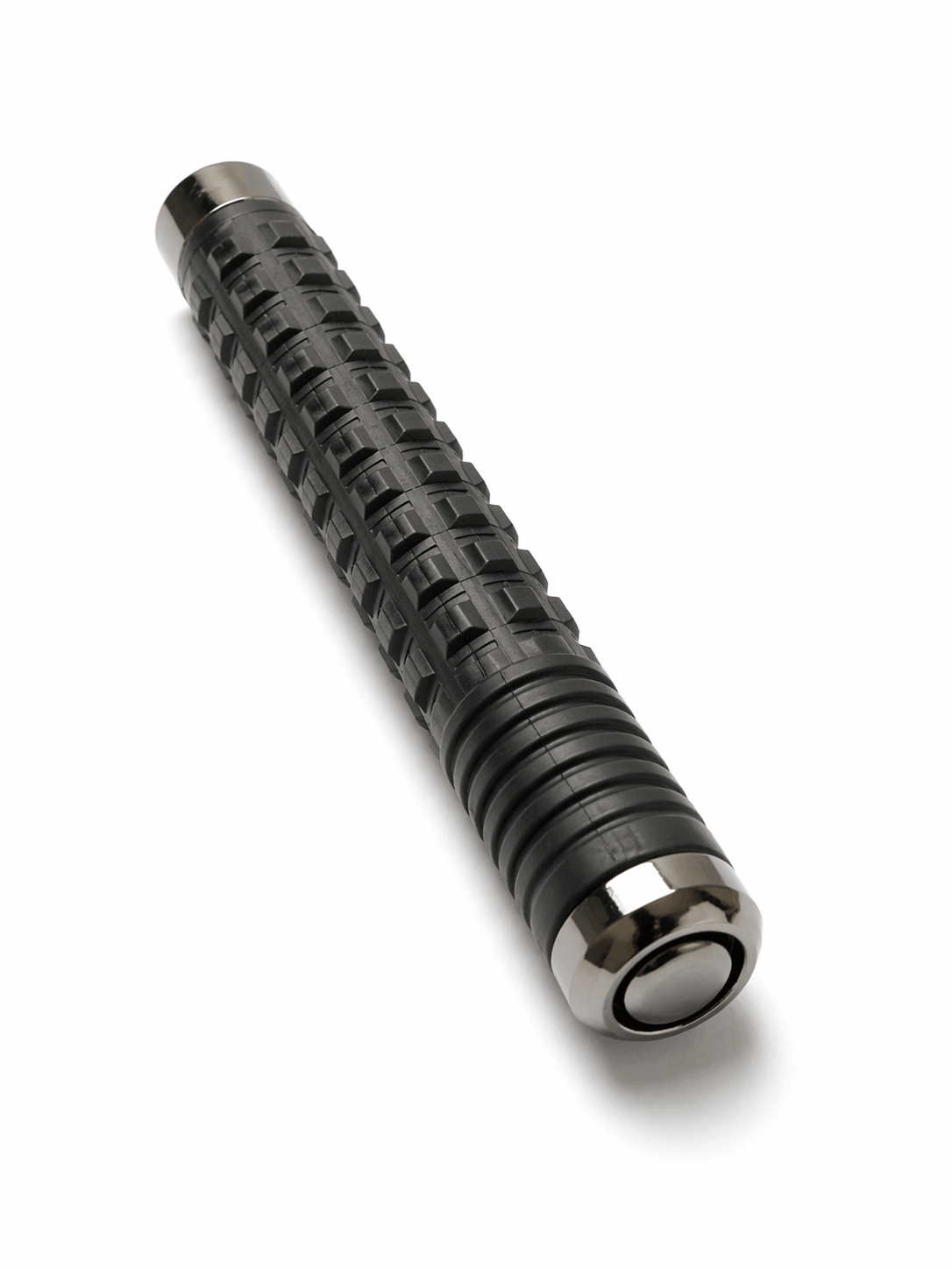 Baston telescopic din oțel Black Airsoft TITAN 52cm cu husă - Crom