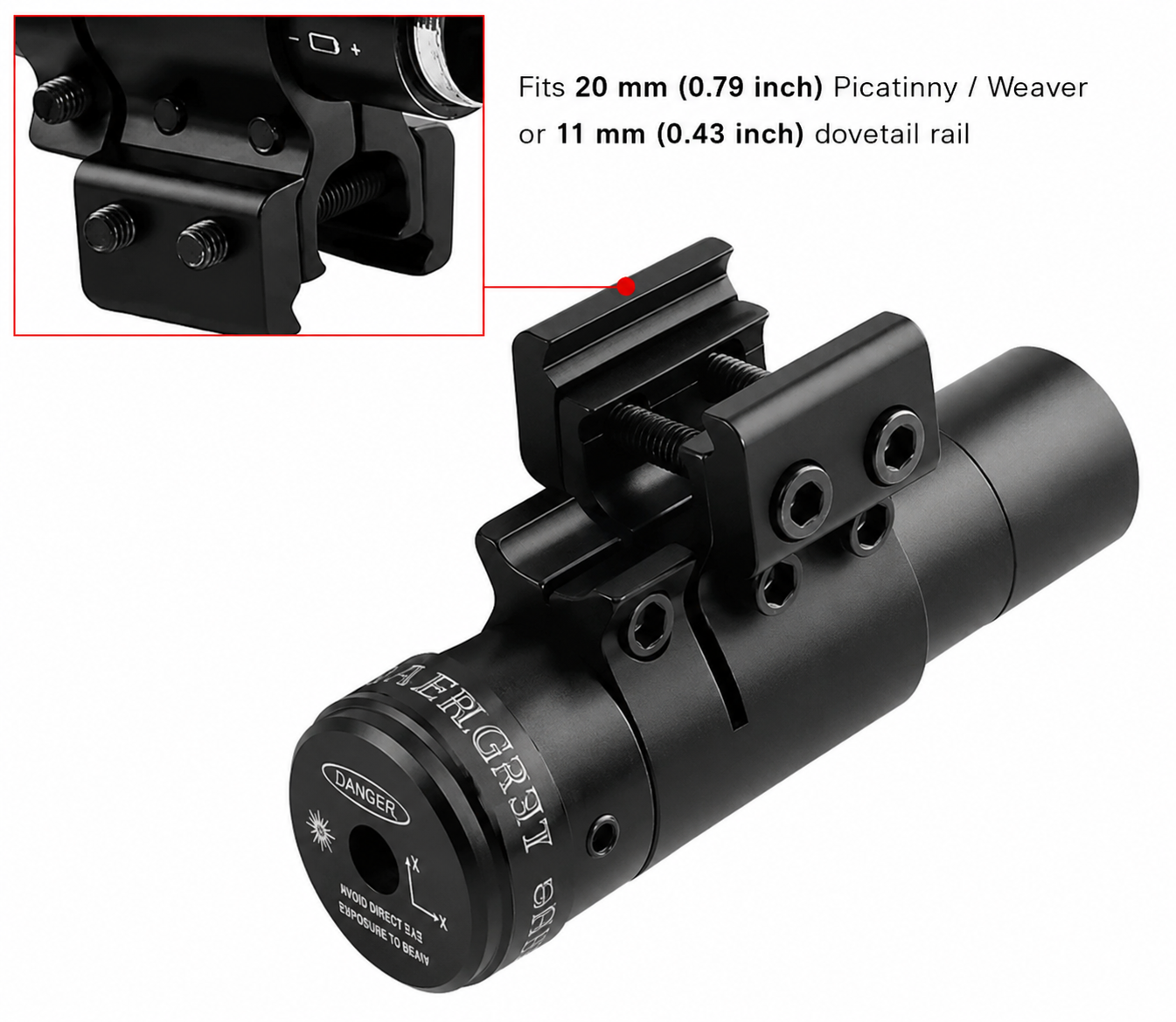 Țintă laser TargetBeam Red Dot Laser Sight