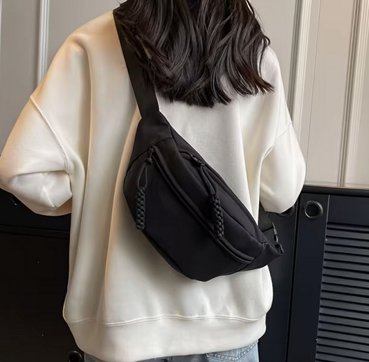 Geantă de talie cu fermoar discret EDC – geantă minimalistă everyday carry