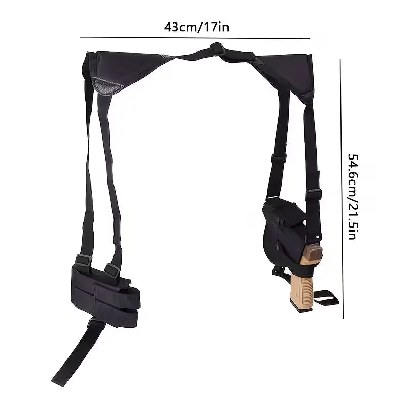 Toc pentru pistol, la subraț pentru purtare ascunsă, negru