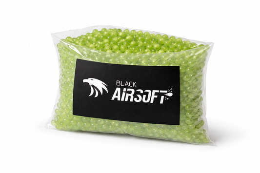 Bile Airsoft Luminescente 0.12g, 6mm – 2000 buc Verde Glow BB
