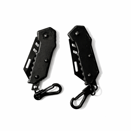 Mini briceag tactic pliabil - zimțat