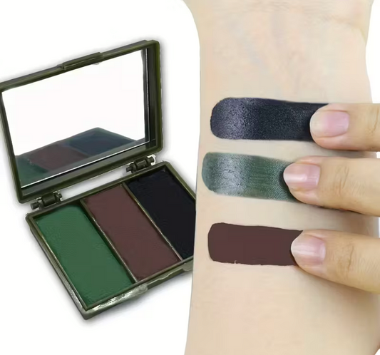 Cremă de camuflaj tactică pentru față – 3 culori