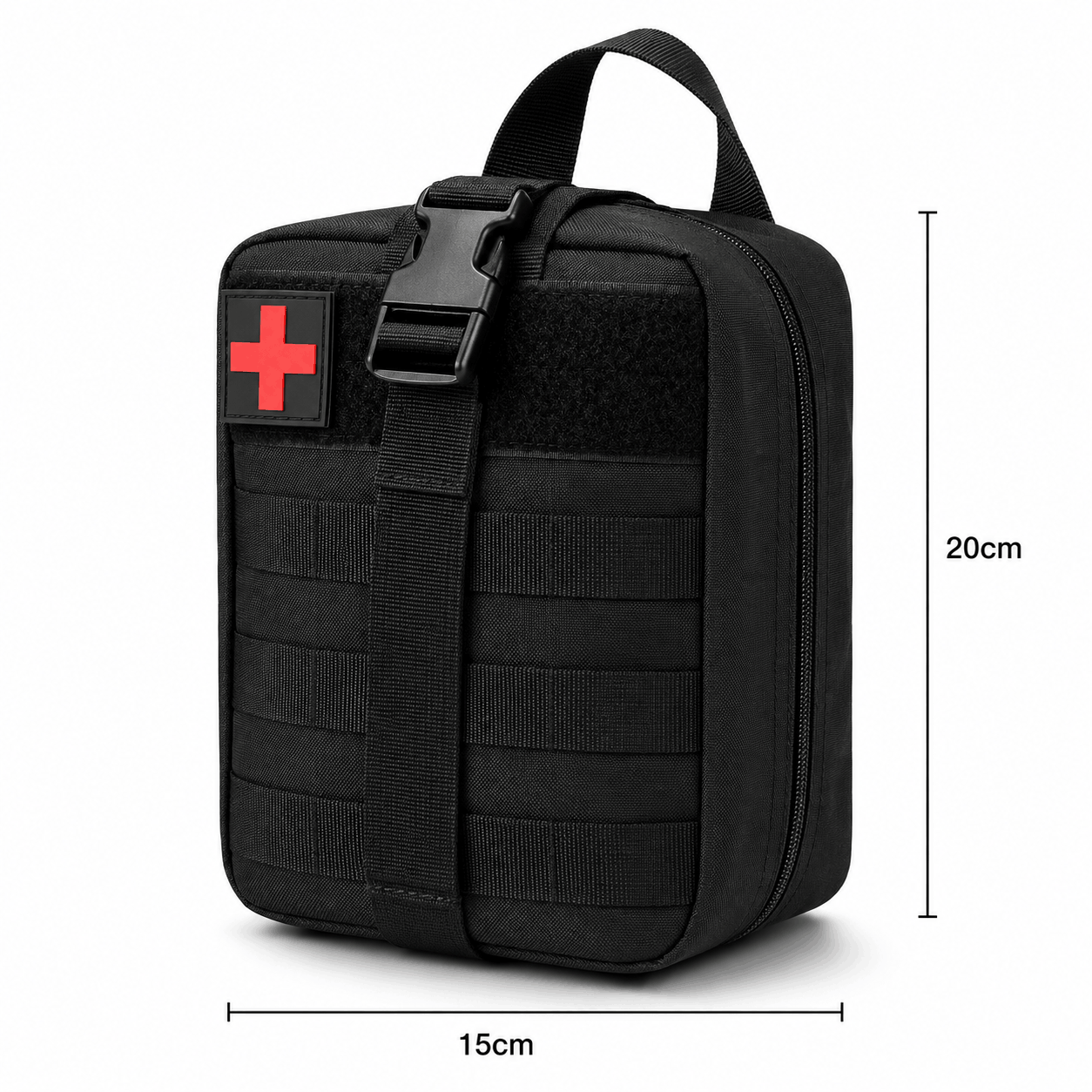 Trusă tactică MOLLE BlackAirsoft Rip-Away, geantă medicală de prim ajutor
