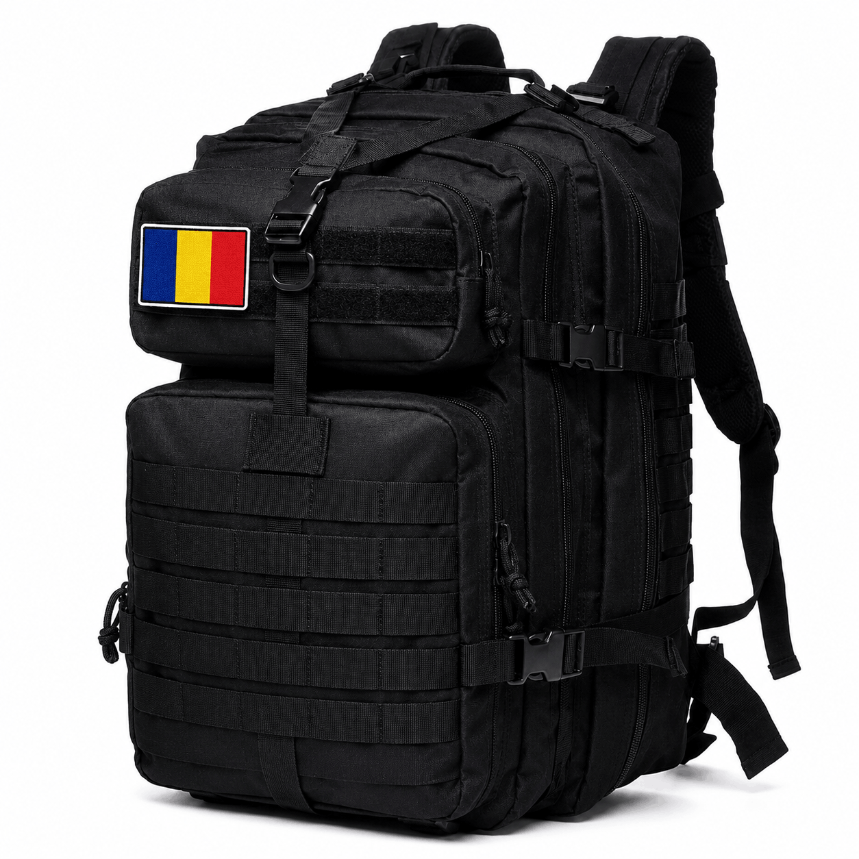 Rucsac tactic 45L, velcro cu steag SUA 900D