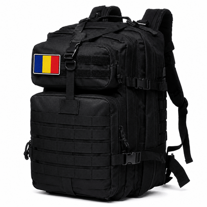 Rucsac tactic 45L, velcro cu steag SUA 900D