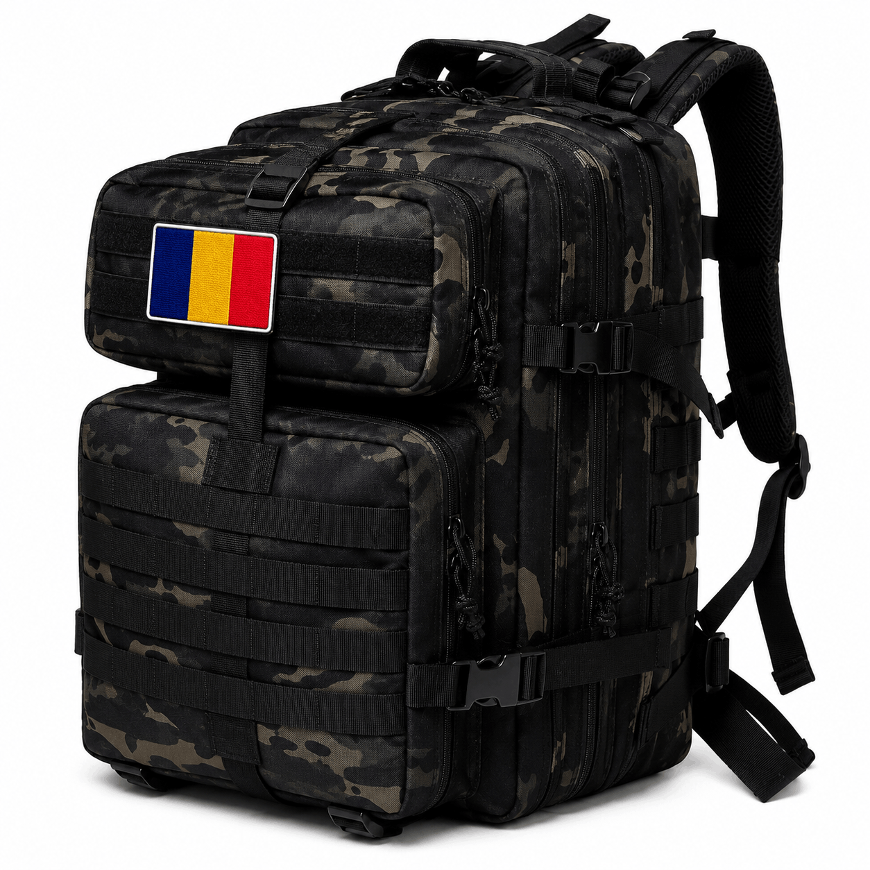 Rucsac tactic 45L, velcro cu steag SUA 900D