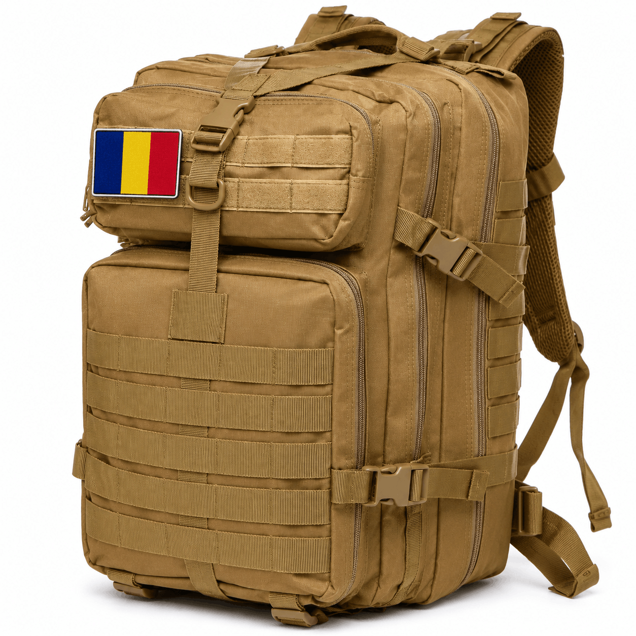 Rucsac tactic 45L, velcro cu steag SUA 900D