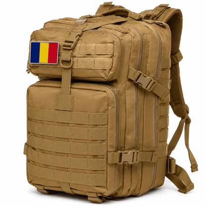 Rucsac tactic 45L, velcro cu steag SUA 900D