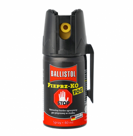 Spray lacrimogen Ballistol Pfeffer-KO Fog 40ml - Jet de tip ceață