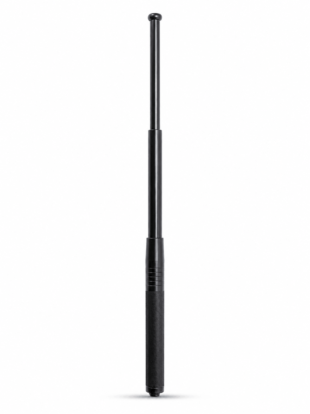 Baston telescopic de oțel Black Airsoft DEFENDER 50cm cu toc de piele