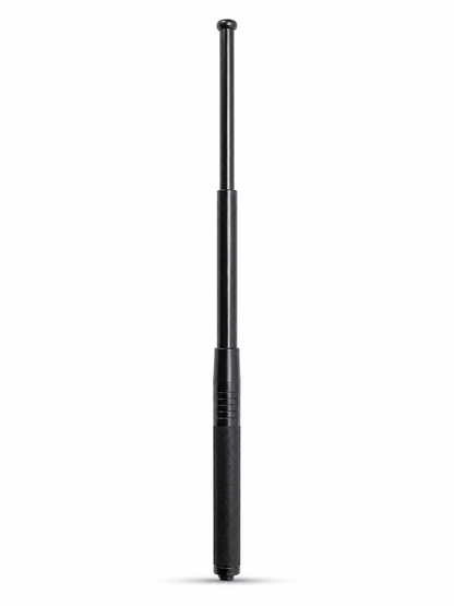 Baston telescopic de oțel Black Airsoft DEFENDER 50cm cu toc de piele