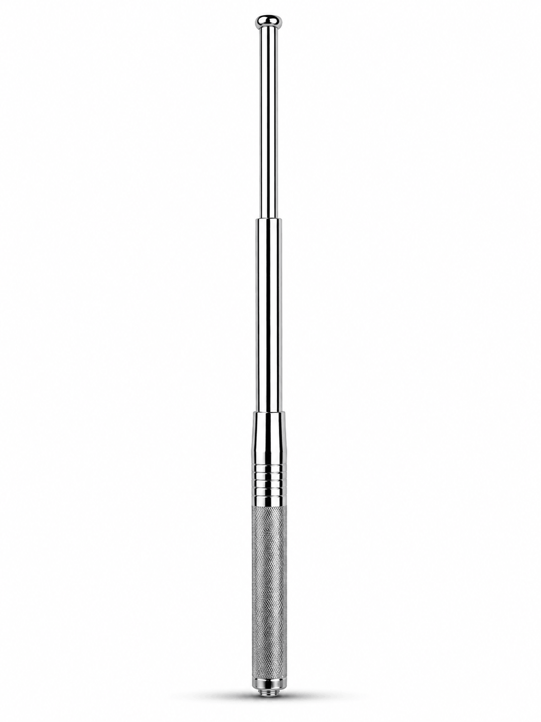 Baston telescopic de oțel Black Airsoft DEFENDER 50cm cu toc de piele