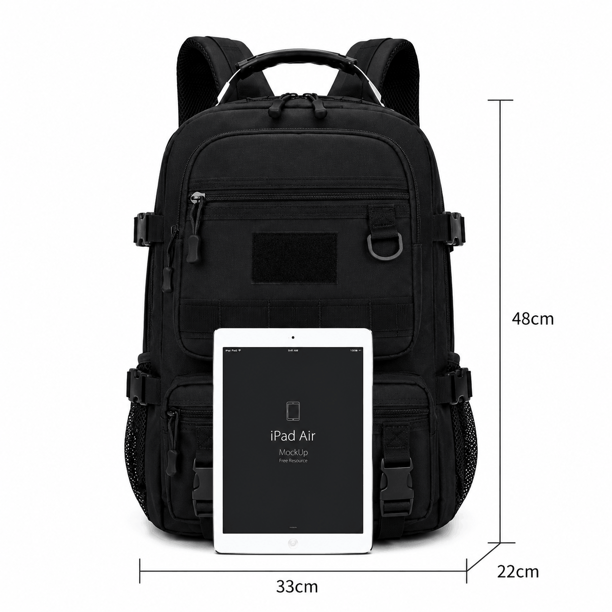 Rucsac tactic Black Airsoft Tactical Backpack 35L 600D