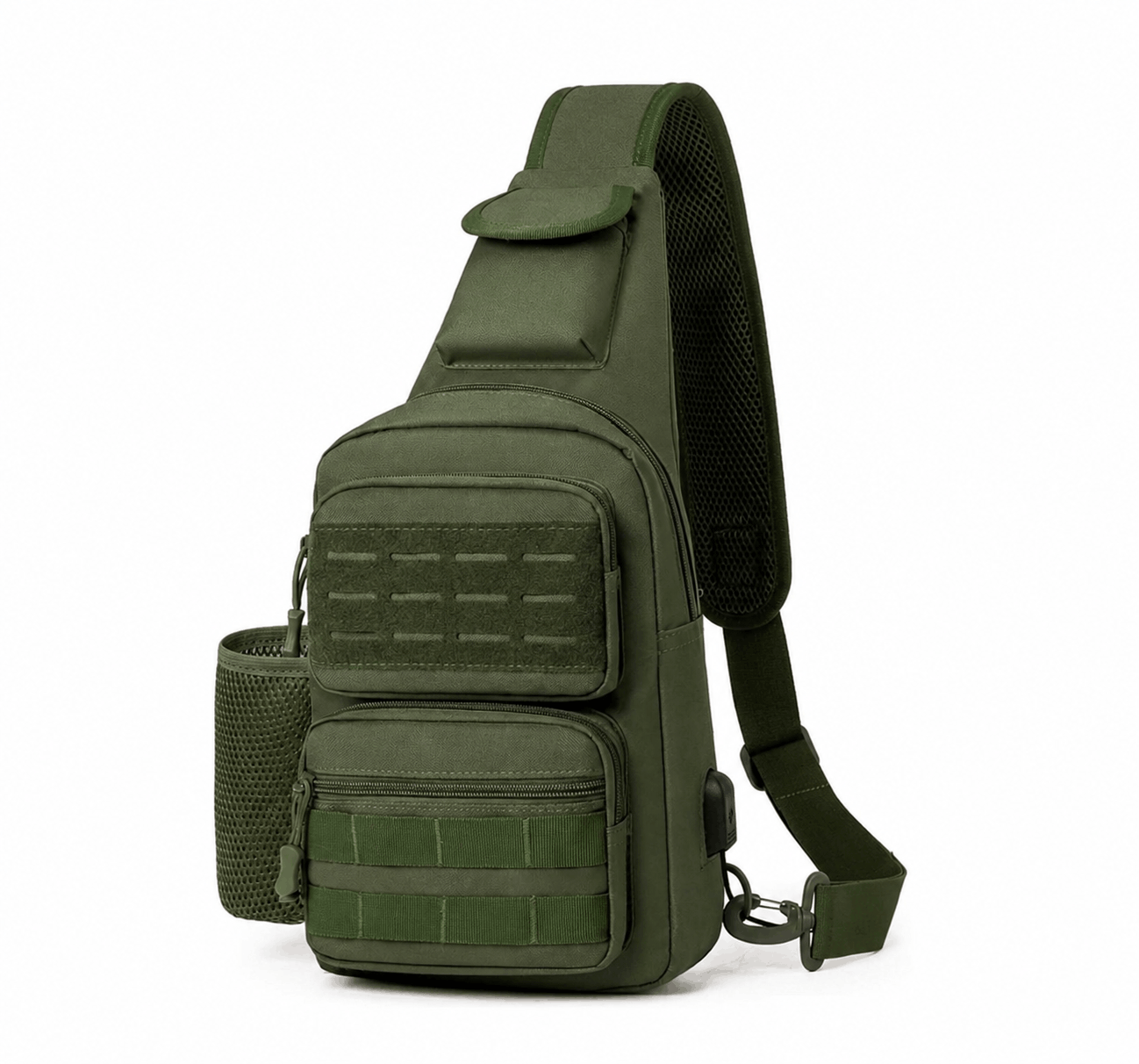 Geantă tactică crossbody neagră Airsoft Tactical Sling Bag