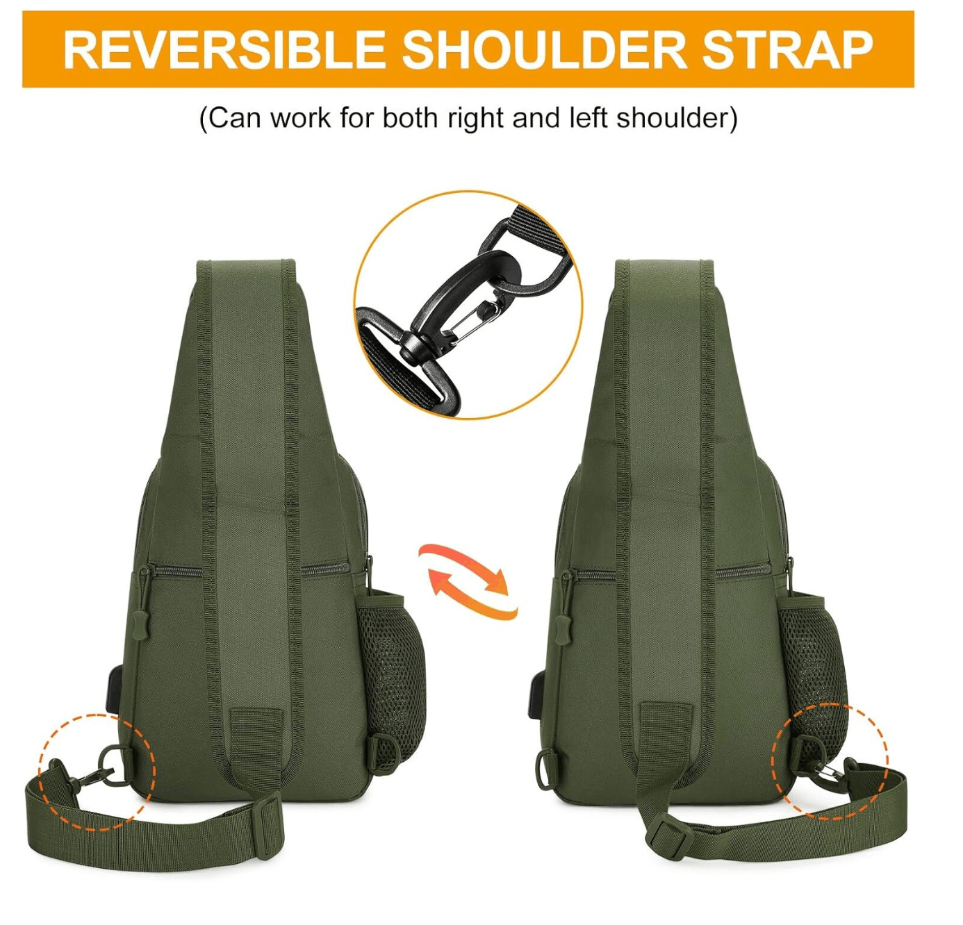 Geantă tactică crossbody neagră Airsoft Tactical Sling Bag
