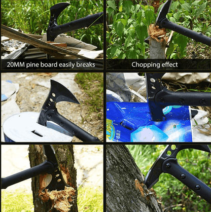 Topor tactic de camping Spear Point Axe 15 inch cu husă