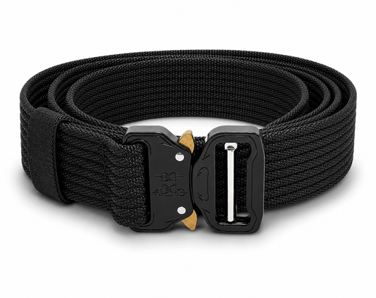 Curea tactică BlackAirsoft Cobra cu cataramă metalică și închidere rapidă - 125 cm