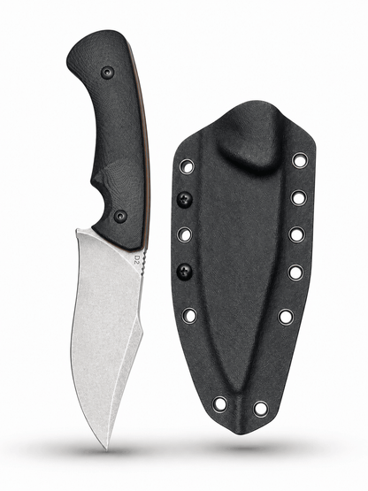 Cuțit tactic BlackAirsoft HUNTER D2 cu teacă KYDEX și mâner G10 – 24 cm