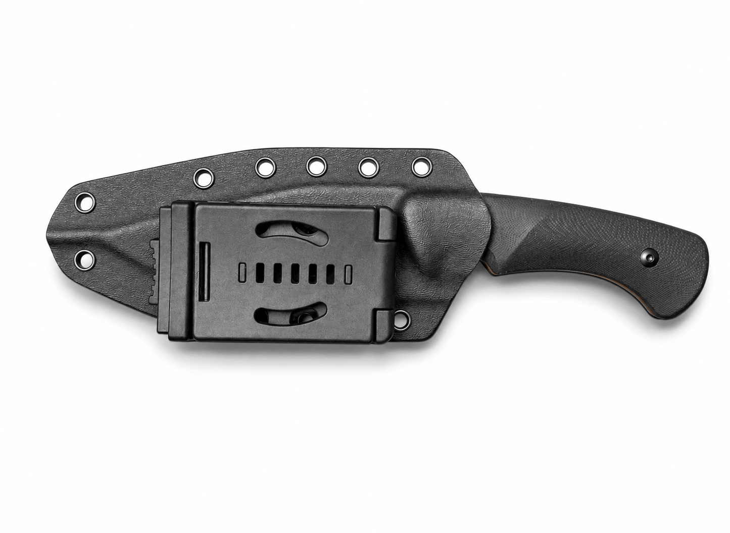 Cuțit tactic BlackAirsoft HUNTER D2 cu teacă KYDEX și mâner G10 – 24 cm