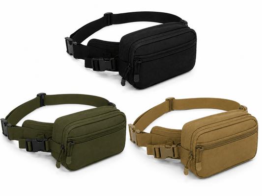Geantă tactică de șold BlackAirsoft Surprise cu compartiment pentru transport ascuns al pistolului (CCW)