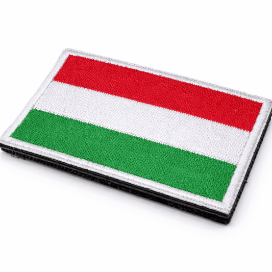 Plasture brodat velcro 5x8 cm - drapel ungar