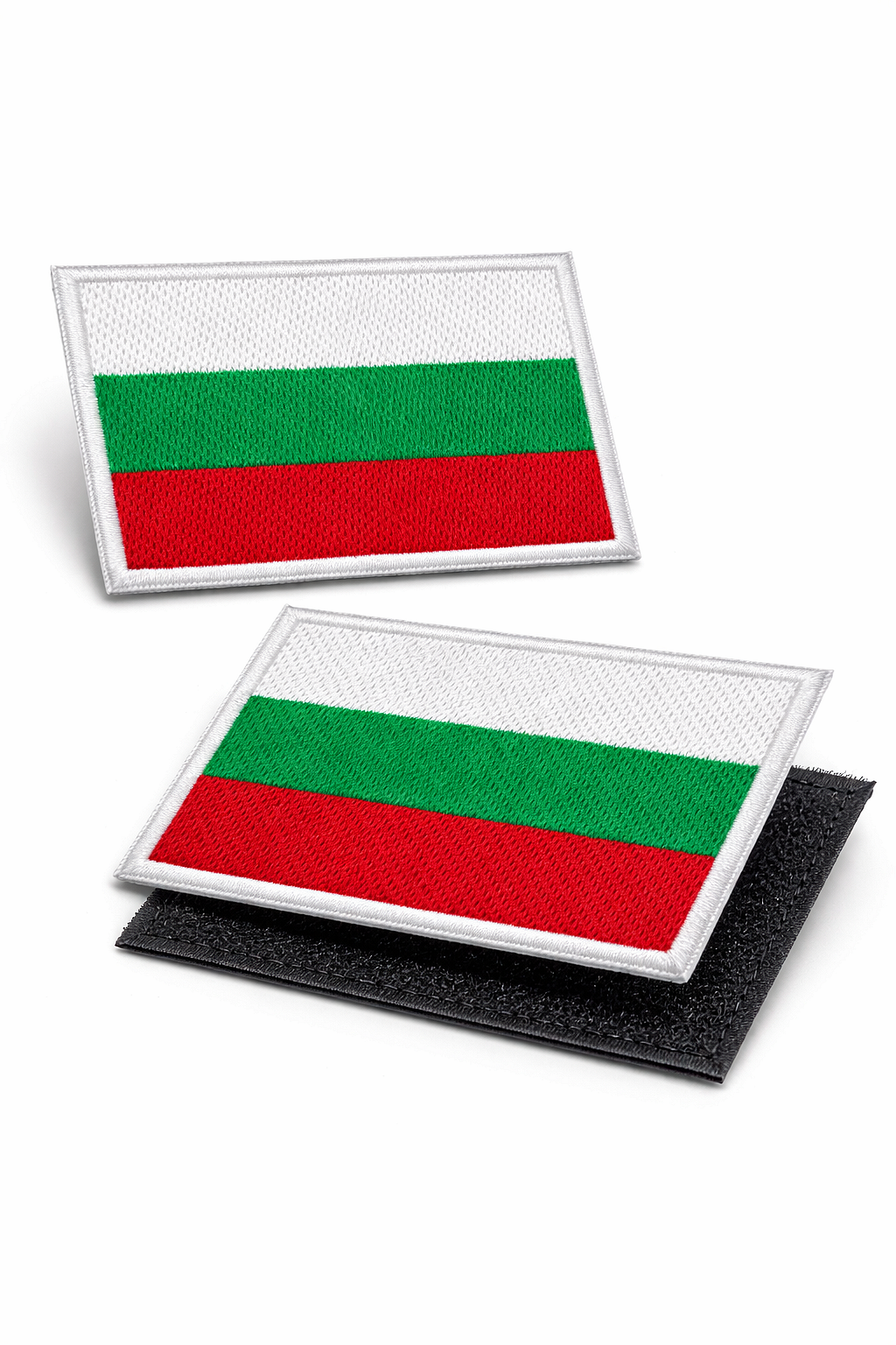 Patch brodat velcro 5x8 cm - steagul Bulgariei