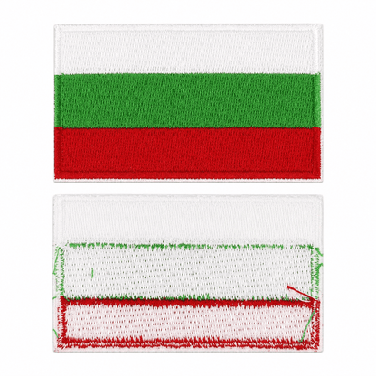 Patch steag bulgăresc 6.3x3.8 cm – termoadeziv fără velcro