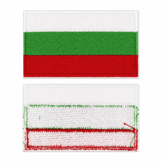 Patch steag bulgăresc 6.3x3.8 cm – termoadeziv fără velcro