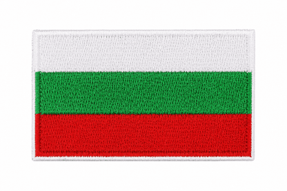 Patch steag bulgăresc 6.3x3.8 cm – termoadeziv fără velcro