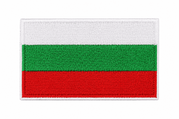 Patch steag bulgăresc 6.3x3.8 cm – termoadeziv fără velcro