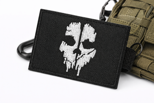 Call Of Duty Ghosts Logan Walker plasture, velcro – plasture tactic cu craniu