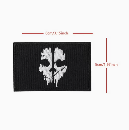 Call Of Duty Ghosts Logan Walker plasture, velcro – plasture tactic cu craniu