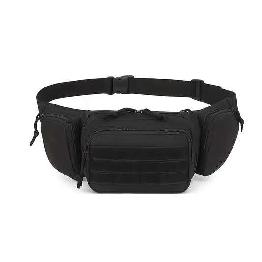 Geantă tactică de șold cu sistem MOLLE și compartiment pentru pistol 600D