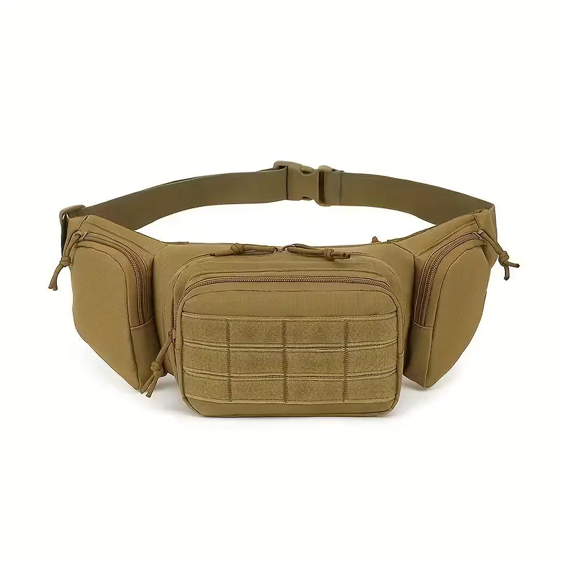 Geantă tactică de șold cu sistem MOLLE și compartiment pentru pistol 600D