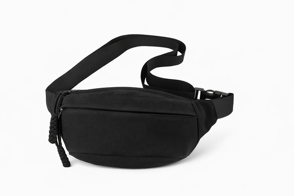 Geantă de talie cu fermoar discret EDC – geantă minimalistă everyday carry