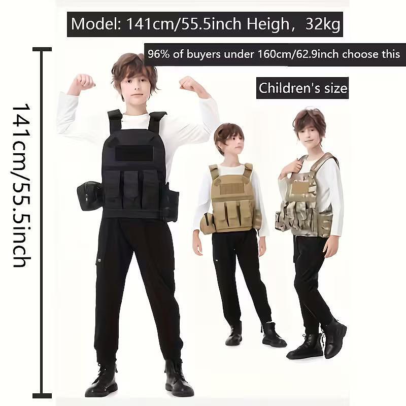 Vestă tactică pentru copii – mărime junior, până la 160 cm