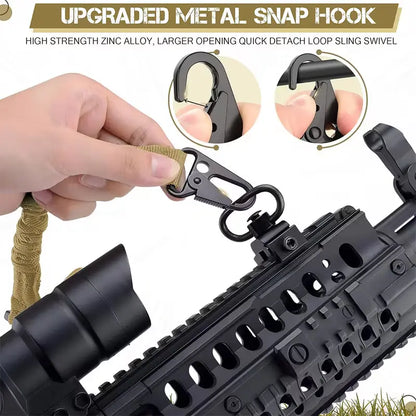 Curea în două puncte pentru armă cu țeavă lungă