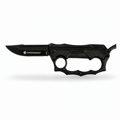 Klappbares taktisches Messer mit Metallgriff und Ring