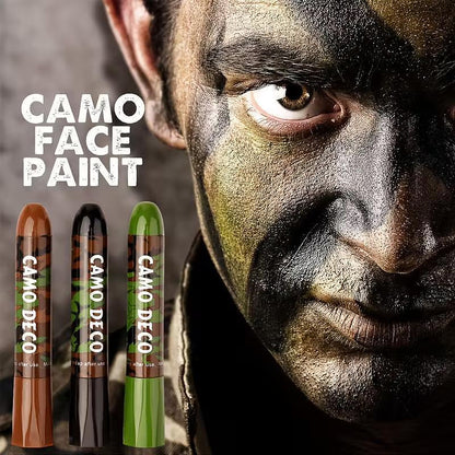 Cremă de camuflaj pentru față – 3 bețișoare pentru camuflaj tactic