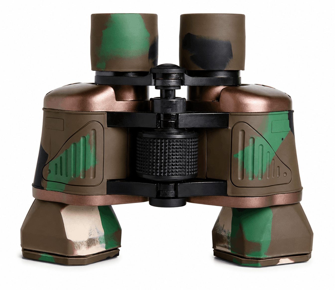 Binoclu compact, camuflaj, cu focalizare centrală