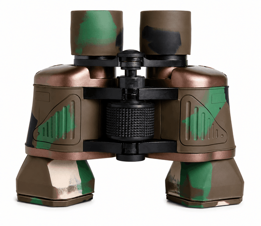 Binoclu compact, camuflaj, cu focalizare centrală