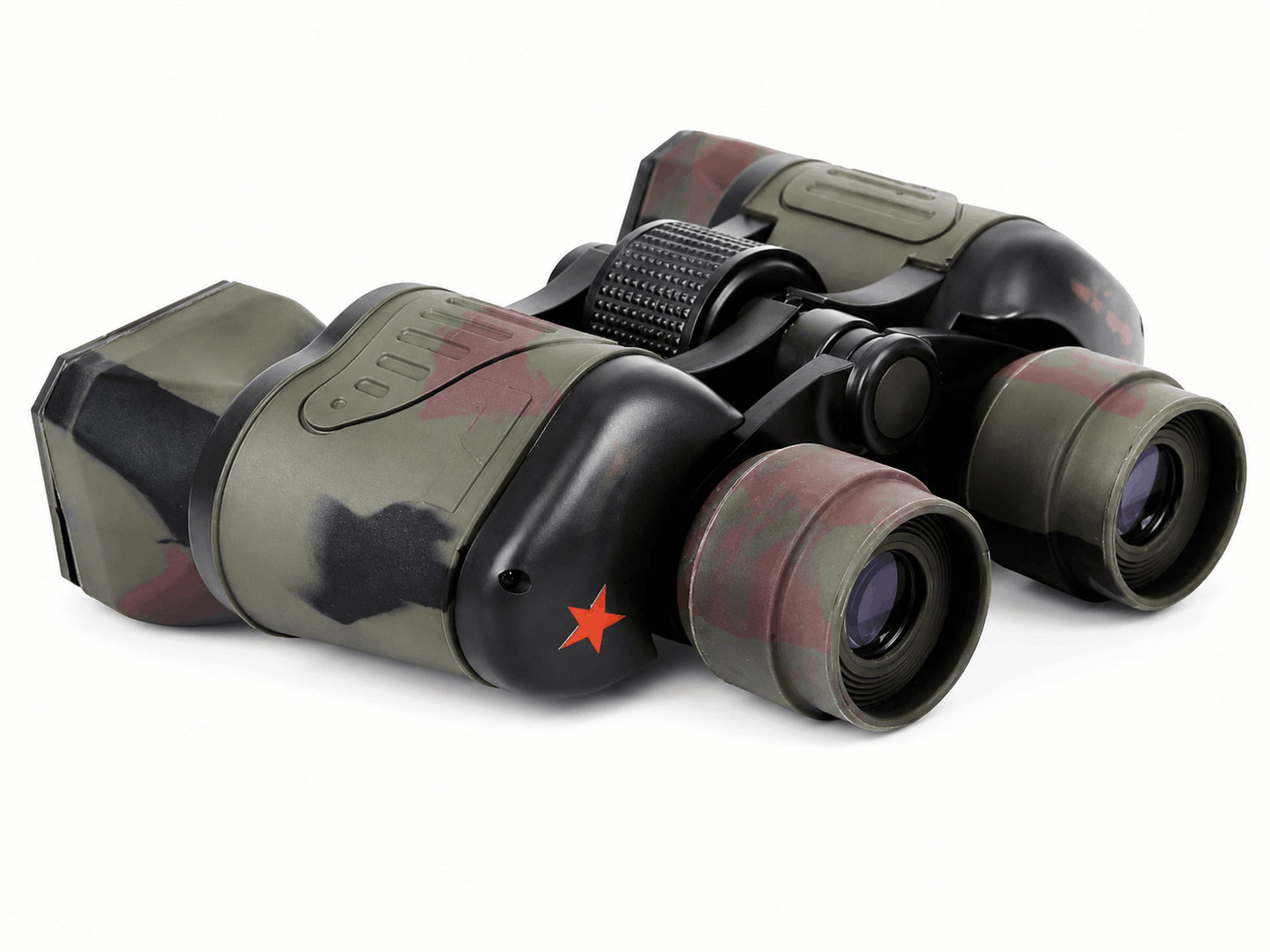 Binoclu compact, camuflaj, cu focalizare centrală