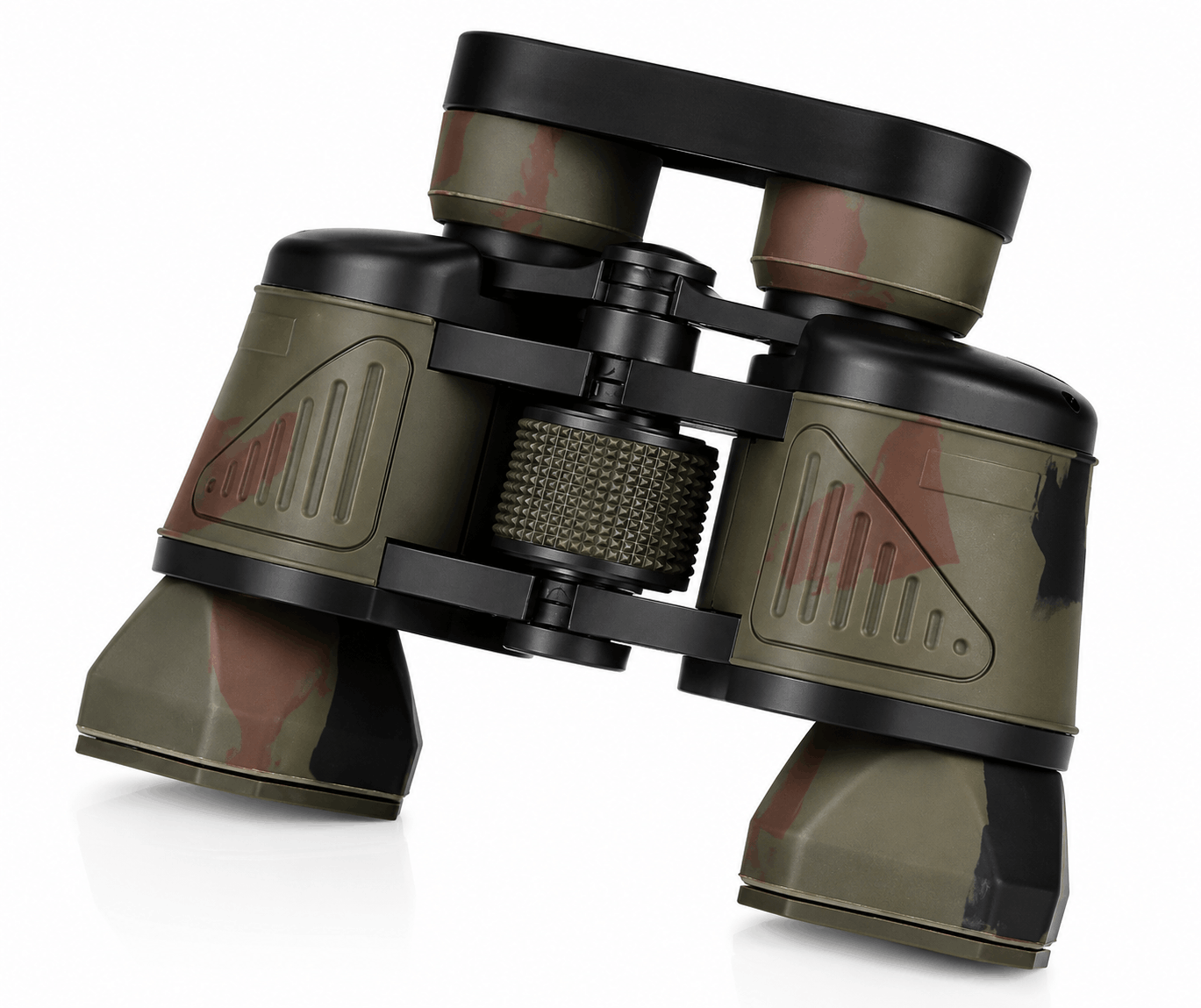 Binoclu compact, camuflaj, cu focalizare centrală