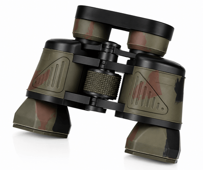 Binoclu compact, camuflaj, cu focalizare centrală