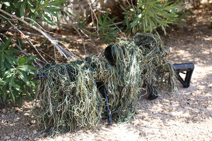 Acoperire camuflaj tip Ghillie pentru armă