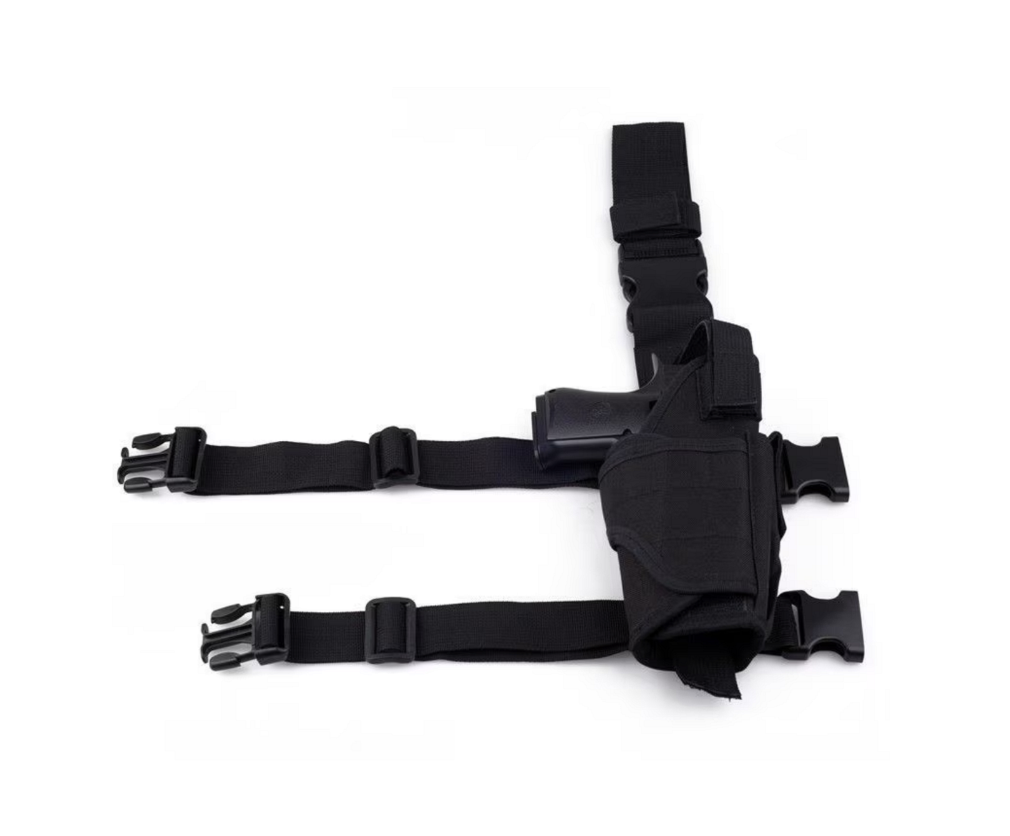 Toc pentru coapsă, reglabil, coapsa dreaptă, negru