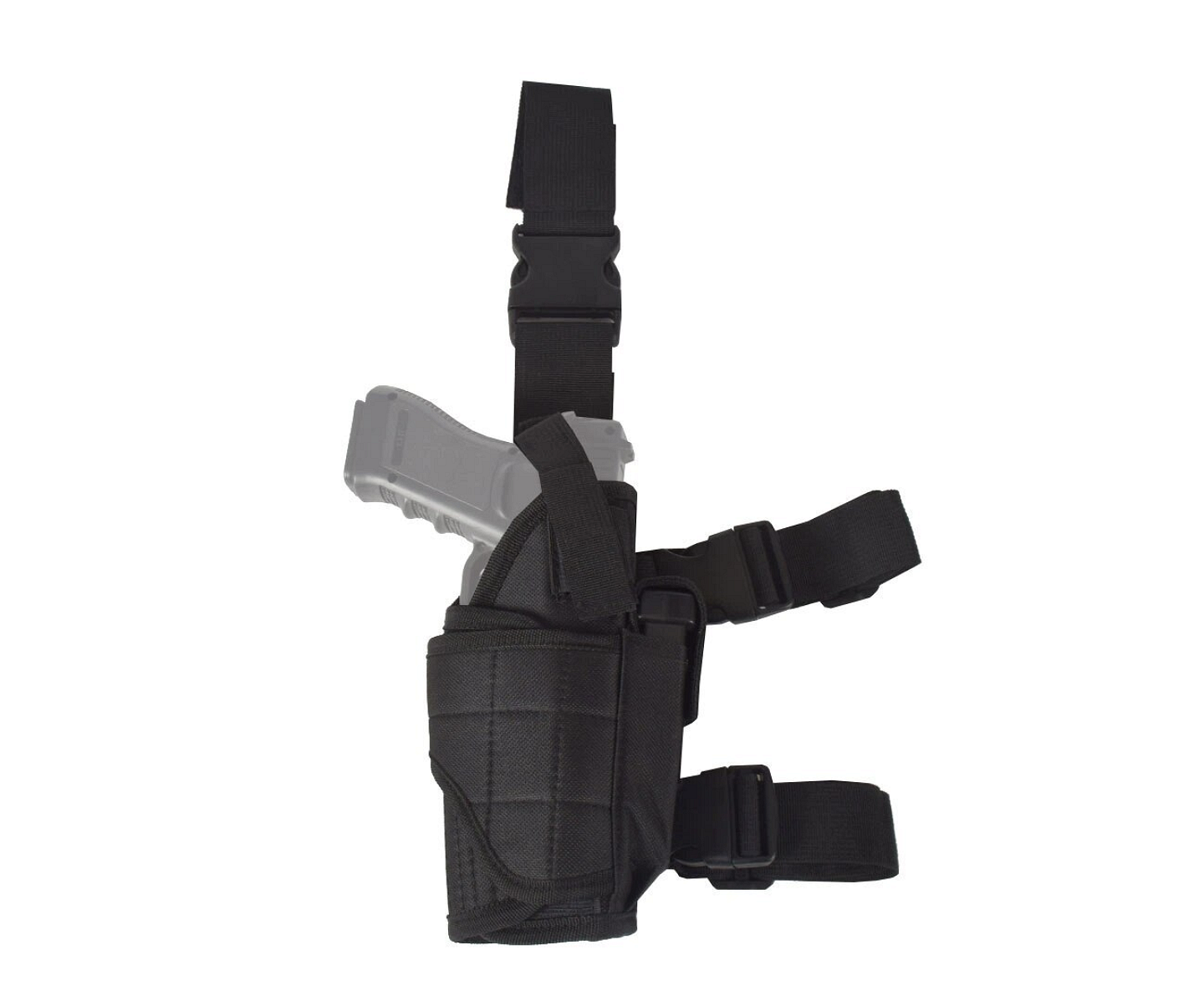 Toc pentru coapsă, reglabil, coapsa dreaptă, negru