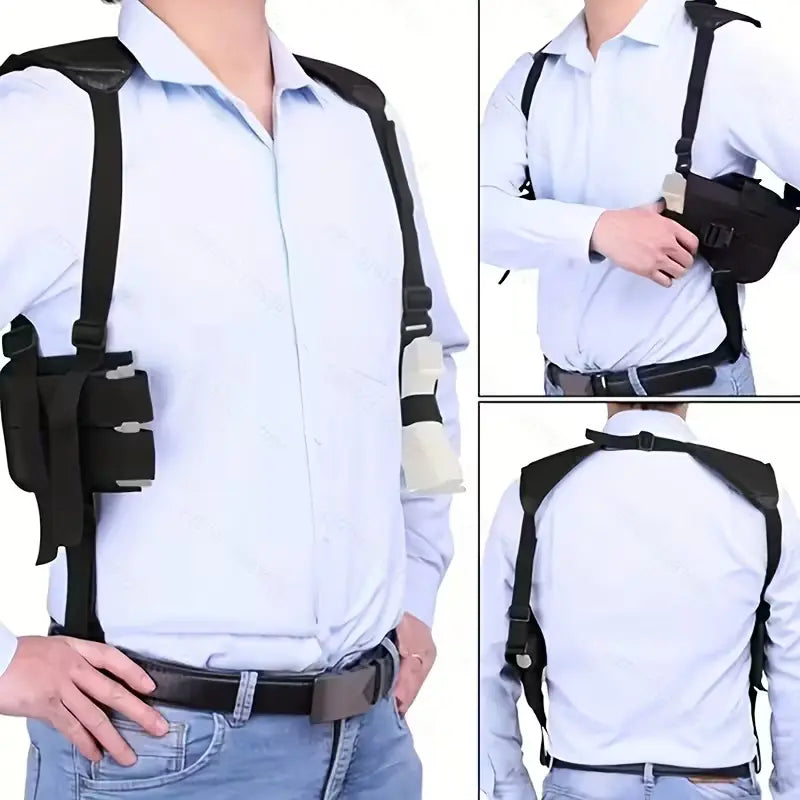 Toc pentru pistol, la subraț pentru purtare ascunsă, negru